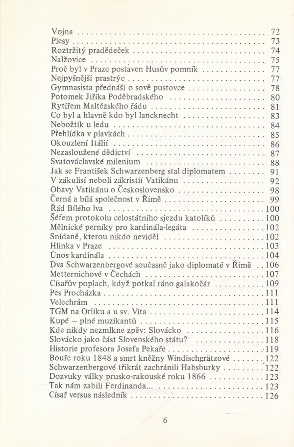 Vladimír Škutina: ČESKÝ ŠLECHTIC FRANTIŠEK SCHWARZENBERG