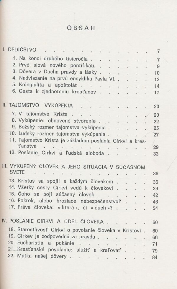 Ján Pavol II.: Vykupiteľ človeka