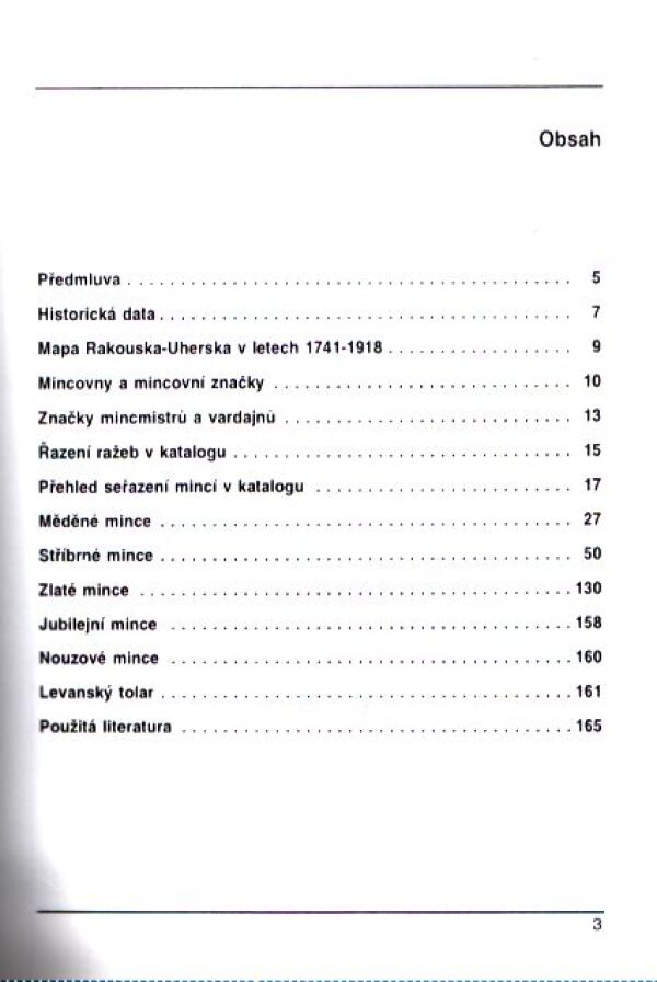 Vlastislav Novotný: MINCE MARIE TEREZIE 1740-1780