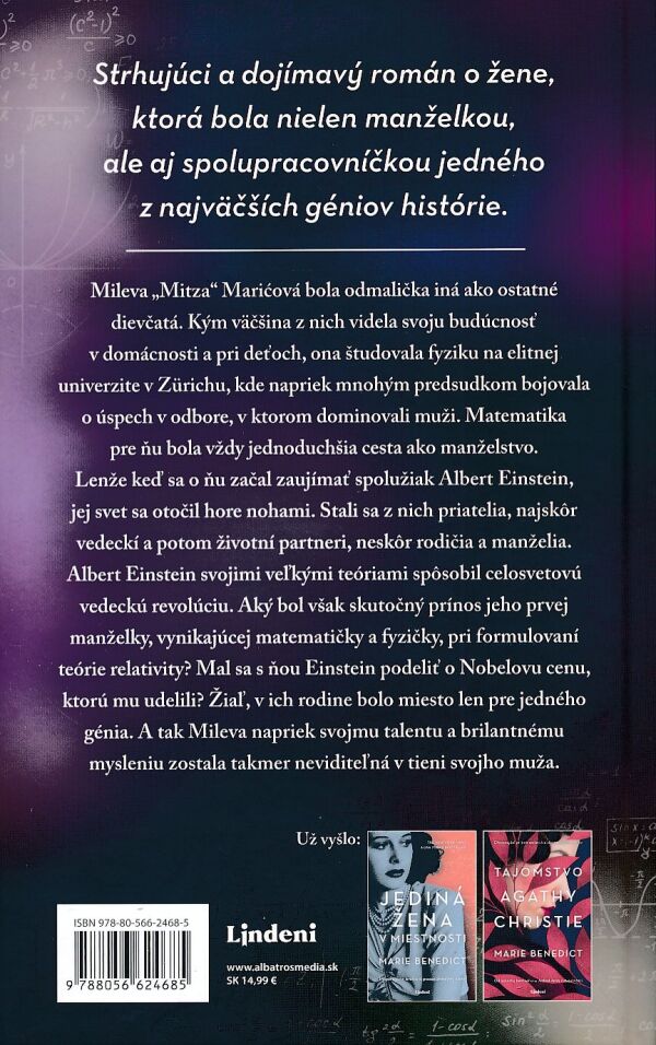 Marie Benedict: V TIENI EINSTEINA