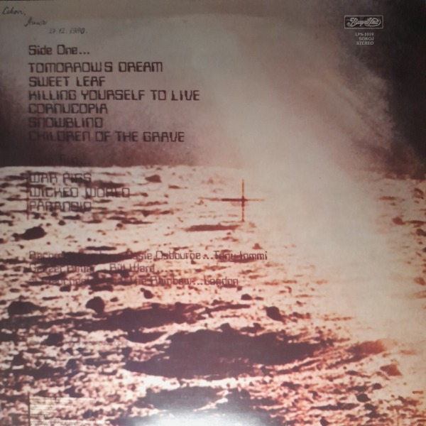 Black Sabbath: LIVE AT LAST - LP