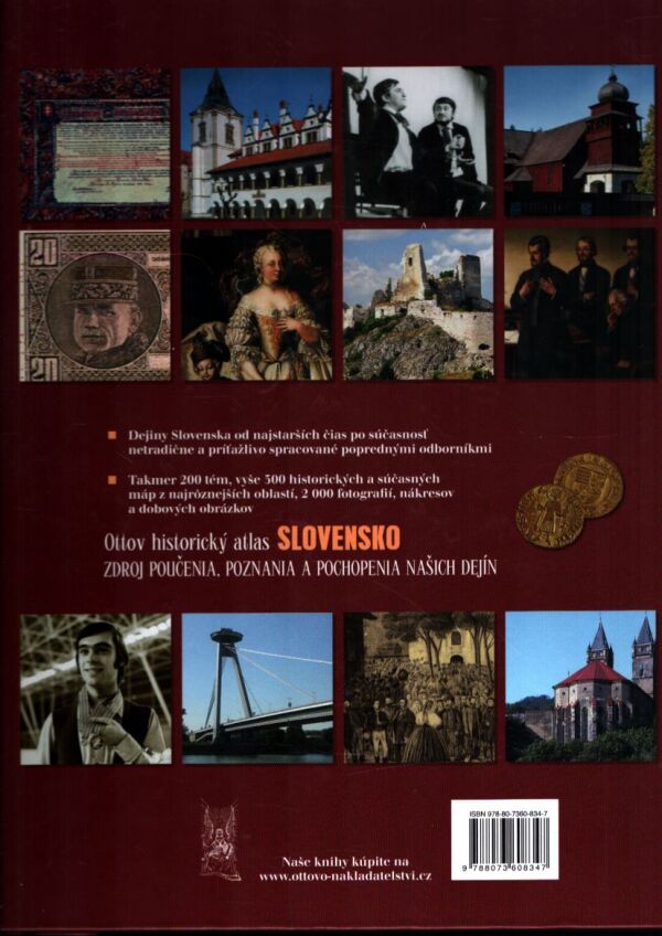 OTTOV HISTORICKÝ ATLAS - SLOVENSKO