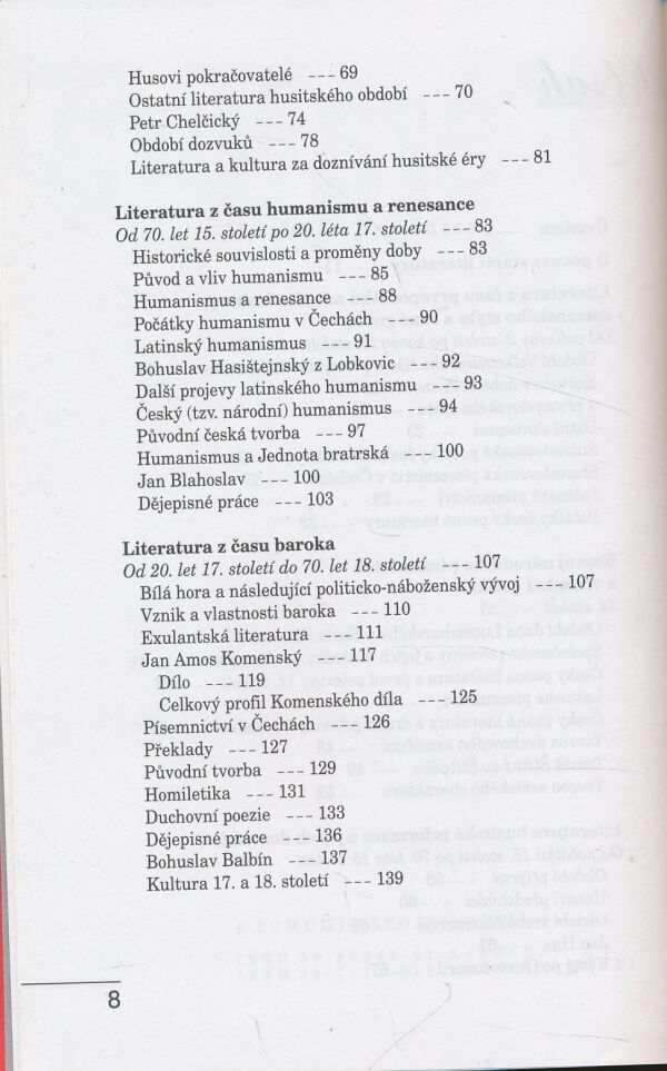 Bohumil Svozil: Česká literatura ve zkratce 1