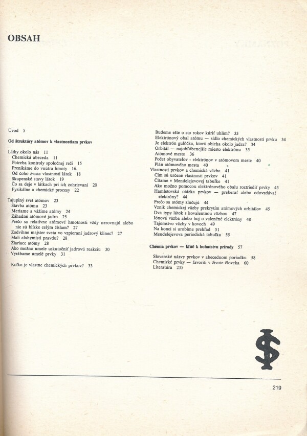 R. Jirkovský, J. Tržil, G. Mažáriová: ABECEDA CHEMICKÝCH PRVKOV