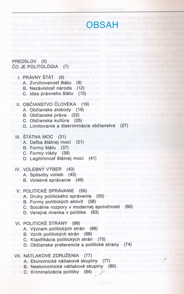 Rastislav Tóth: ZÁKLADY POLITOLÓGIE