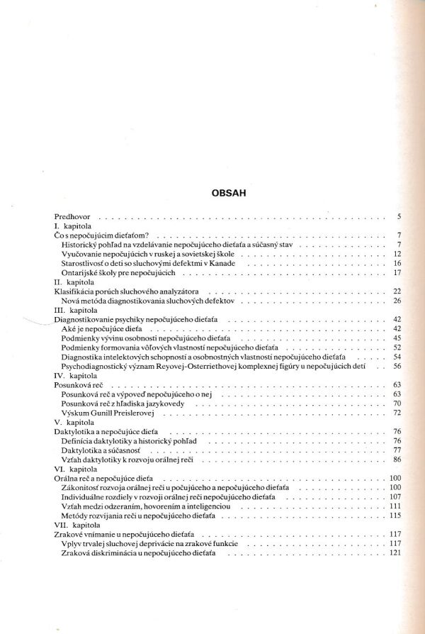 Anton Uherík: HLUCHOTA, REČ, POZNANIE