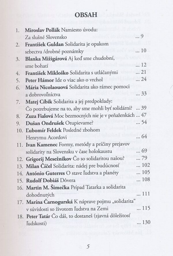 Výber autorov: Solidarita