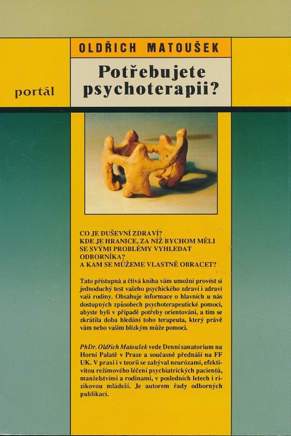 Oldřich Matoušek: POTŘEBUJETE PSYCHOTERAPII?