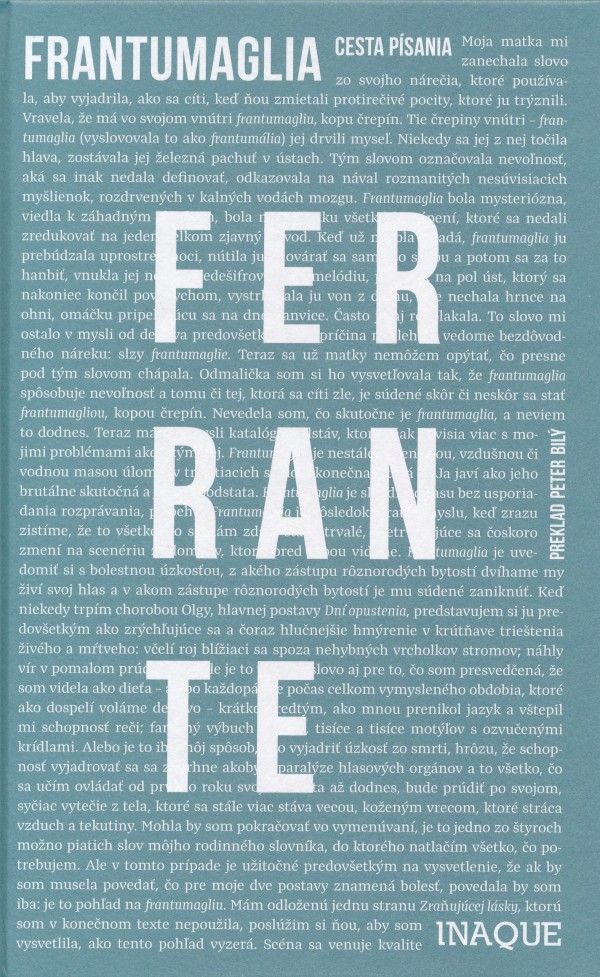 Elena Ferrante: FRANTUMAGLIA