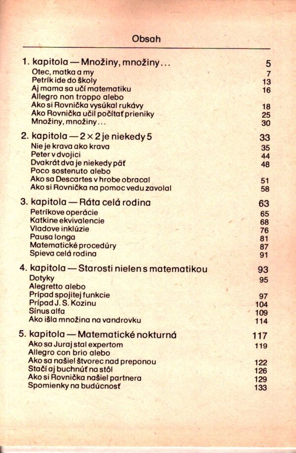 B. Riečan, Š. Znám: OTEC, MATKA, MATEMATIKA A JA