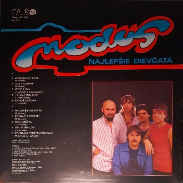 Modus: NAJLEPŠIE DIEVČATÁ - LP