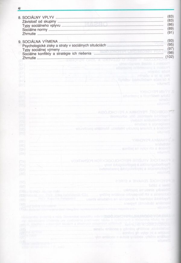 Marián Košč: ZÁKLADY PSYCHOLÓGIE