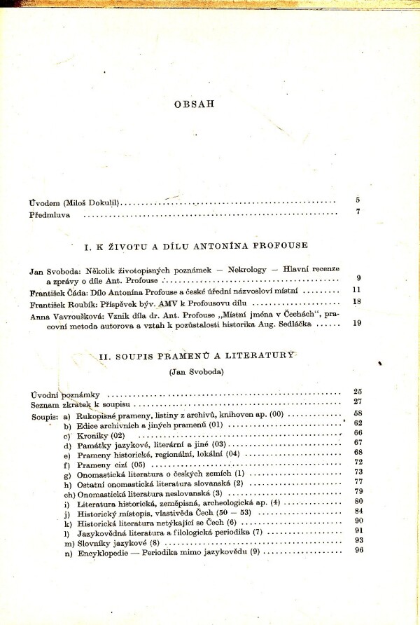 Jan Svoboda, Vladimír Šmilauer: MÍSTNÍ JMÉNA V ČECHÁCH, JEJICH VZNIK, PŮVODNÍ VÝZNAM A ZMĚNY