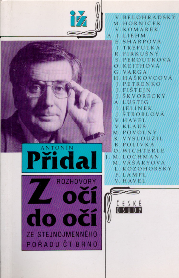 Antonín Přidal: Z OČÍ DO OČÍ