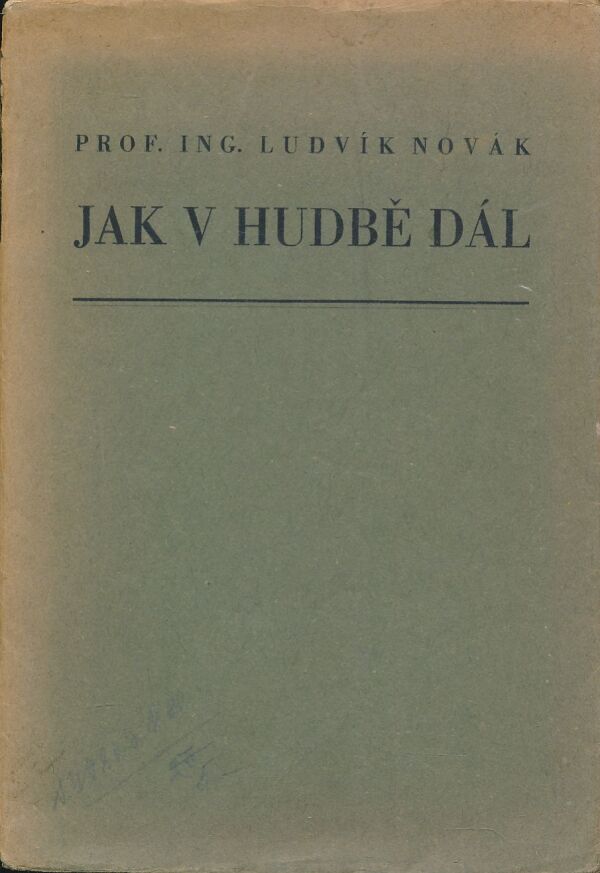 Ludvík Novák: Jak v hudbě dál