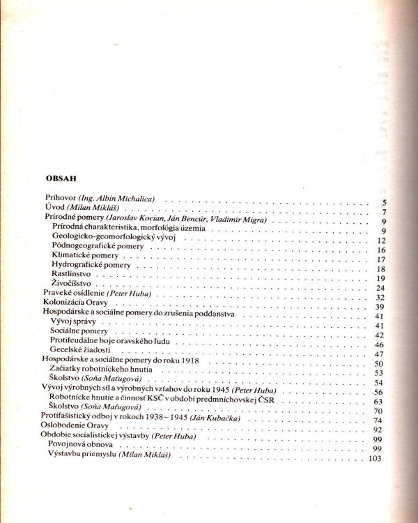 Mian Mikláš, Peter Huba: PREMENY ORAVY