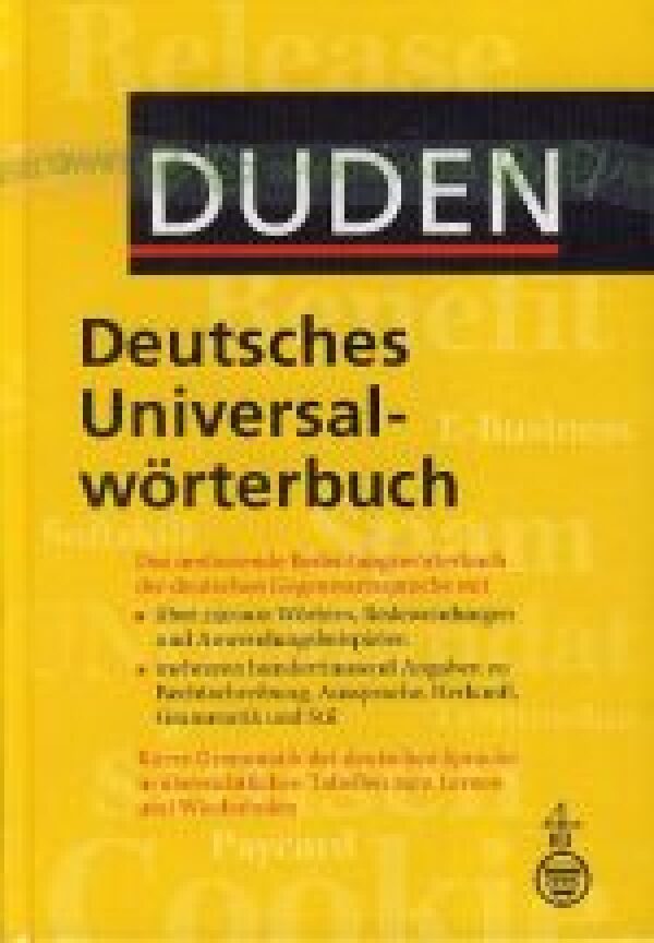 DUDEN - DEUTSCHES UNIVERSALWORTERBUCH