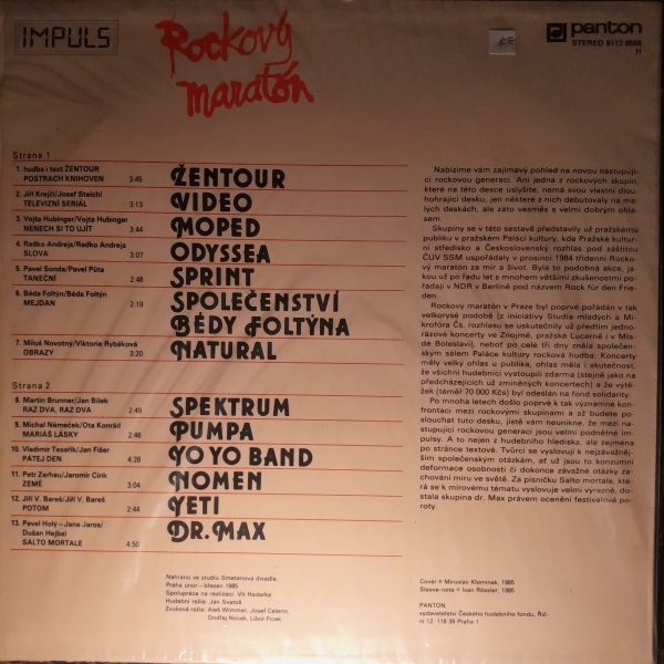 ROCKOVÝ MARATÓN - LP