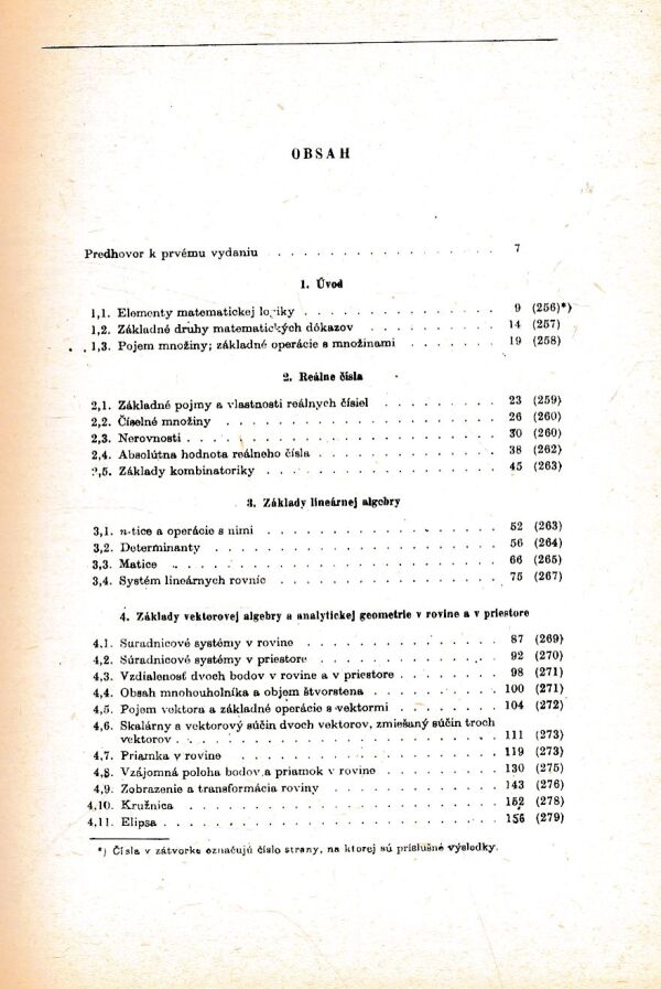 J. Eliaš, J. Horváth, J. Kajan: ZBIERKA ÚLOH Z VYŠŠEJ MATEMATIKY 1