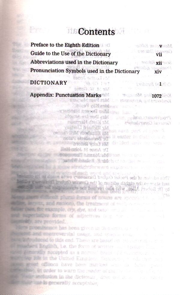 THE POCKET OXFORD DICTIONARY