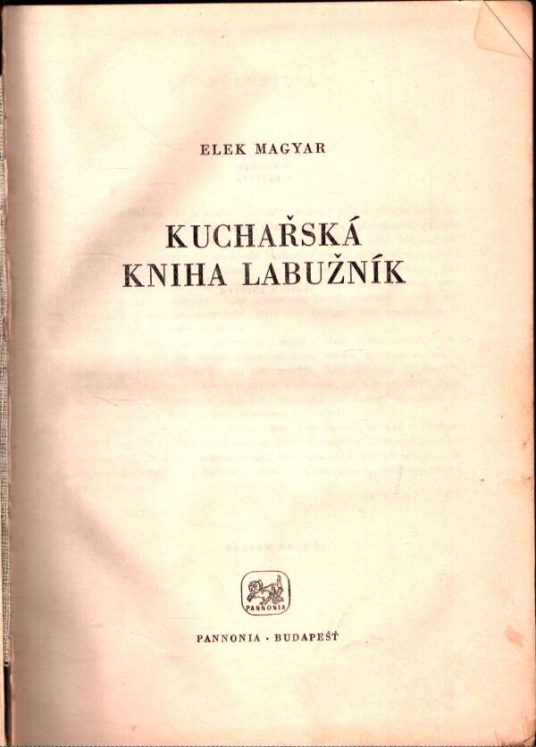 KUCHAŘSKÁ KNIHA LABUŽNÍK
