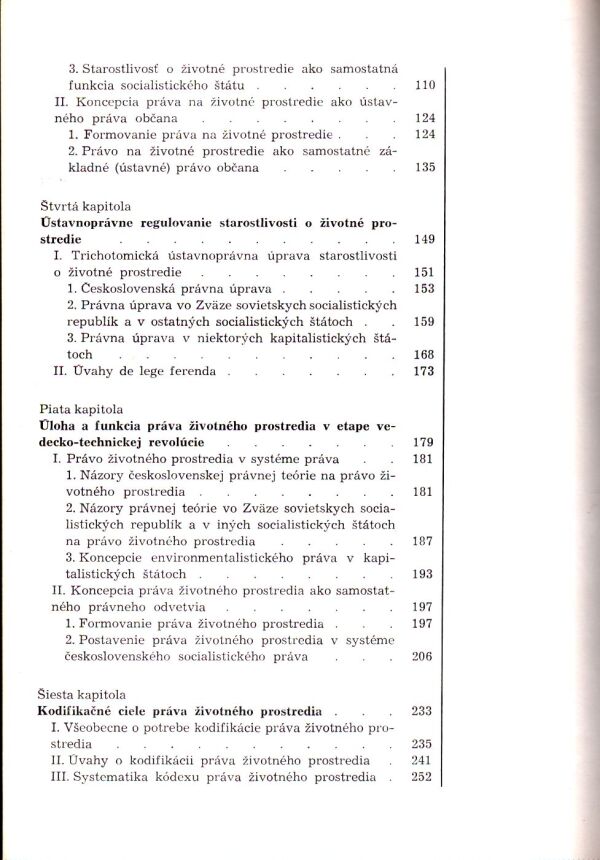 Jozef Klapáč: PRÁVO NA ŽIVOTNÉ PROSTREDIE A PRÁVO ŽIVOTNÉHO PROSTREDIA