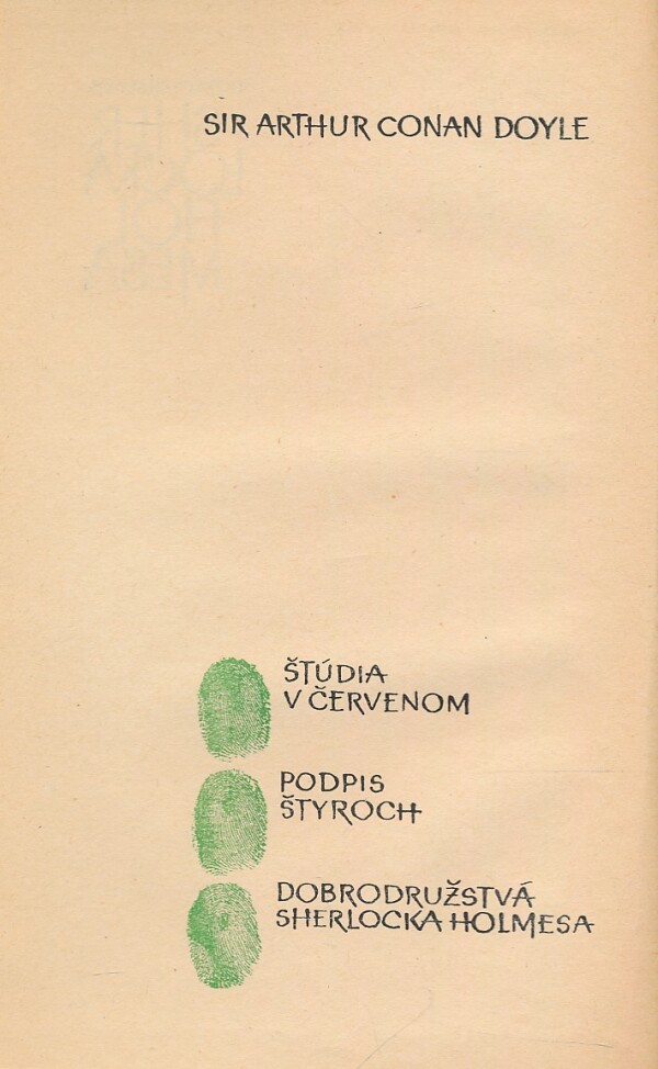 Arthur Conan Doyle: DOBRODRUŽSTVÁ SHERLOCKA HOLMESA 1