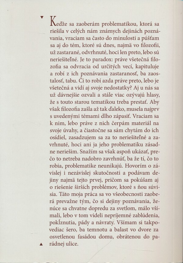 Teodor Münz: HĽADANIE SKUTOČNOSTI