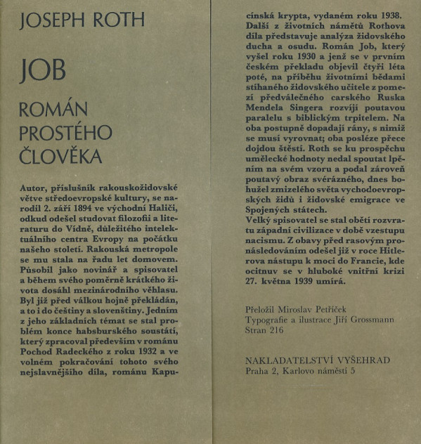 Joseph Roth: JOB - ROMÁN PROSTÉHO ČLOVEKA