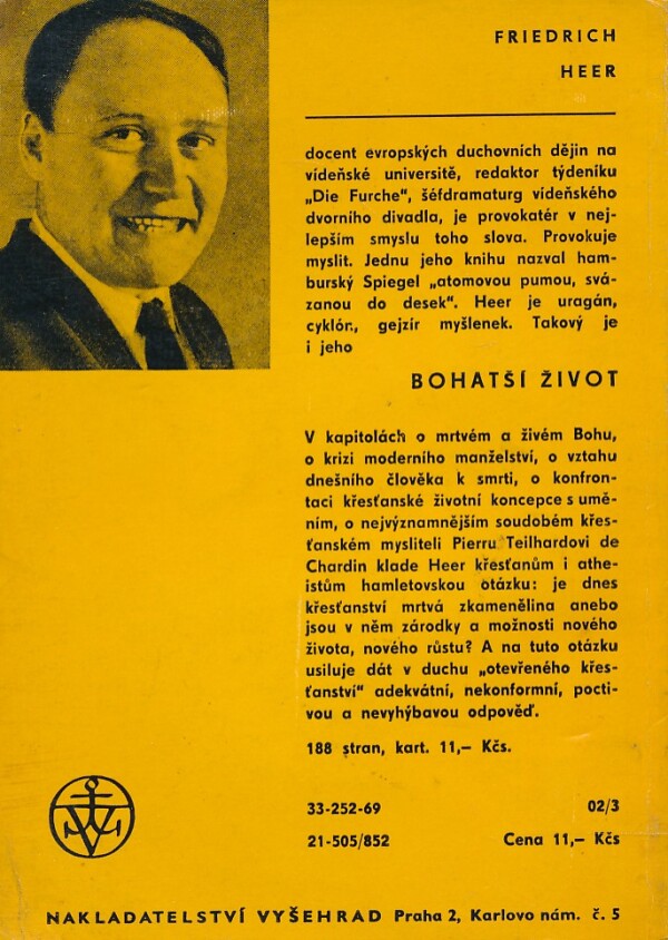 Friedrich Heer: BOHATŠÍ ŽIVOT