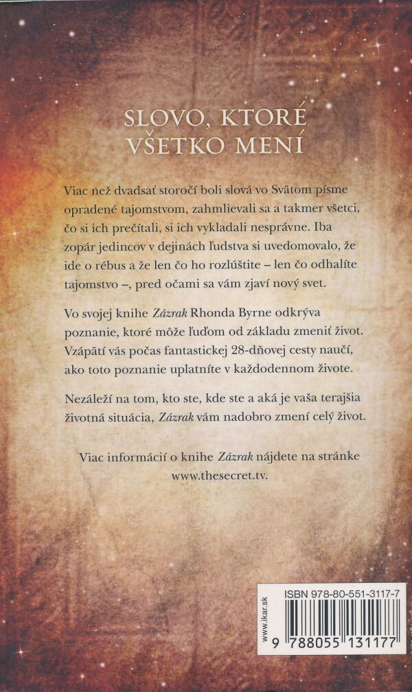 Rhonda Byrne: Zázrak
