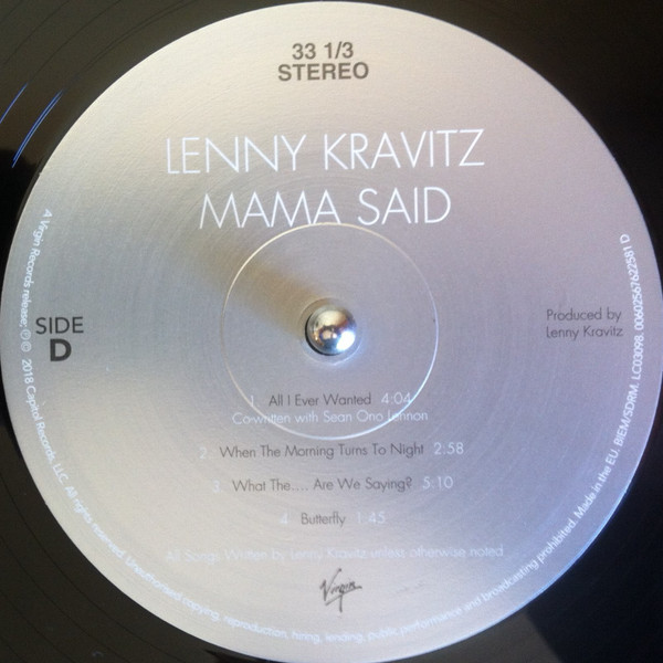 Lenny Kravitz: MAMA SAID - 2LP