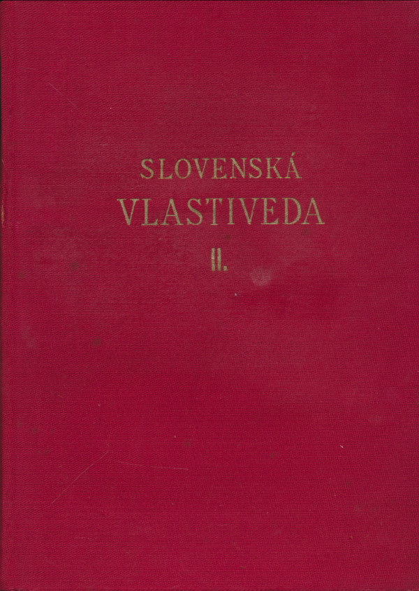 SLOVENSKÁ VLASTIVEDA II.