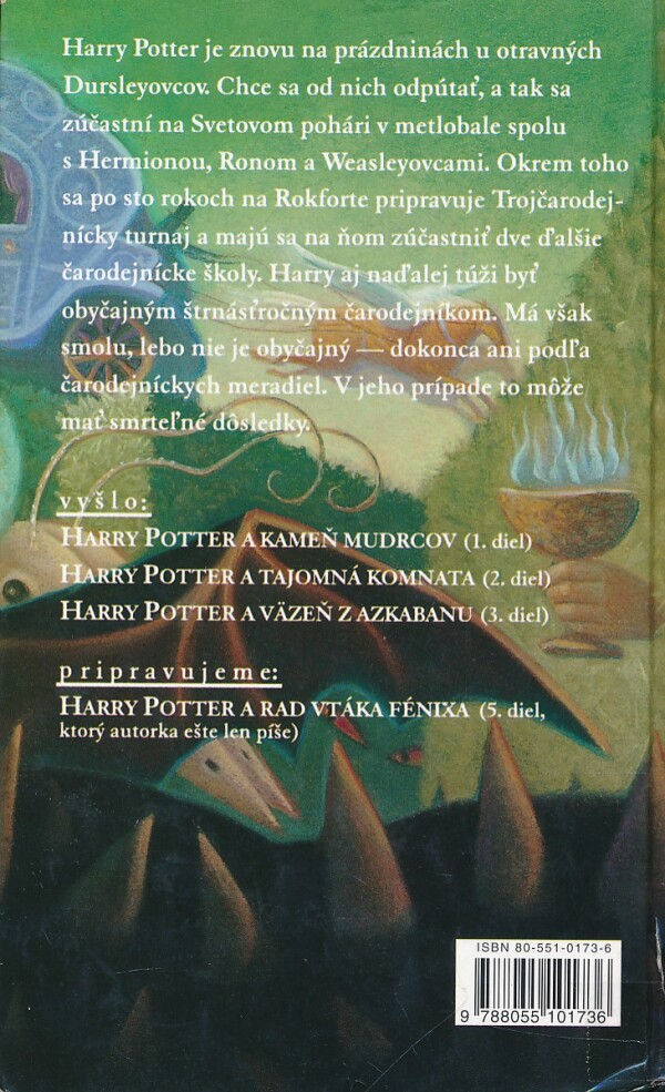 J.K. Rowlingová: HARRY POTTER A OHNIVÁ ČAŠA