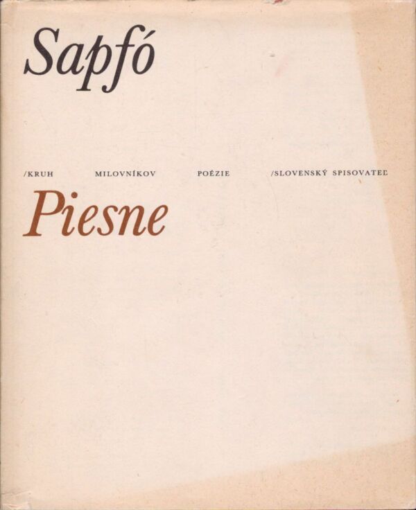 Sapfó: PIESNE