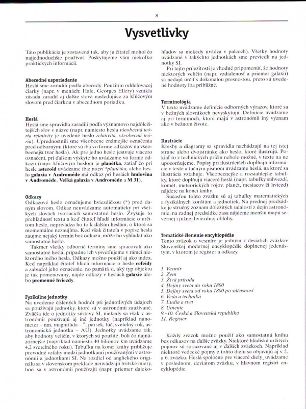 SLOVENSKÁ MODERNÁ ENCYKLOPÉDIA - VESMÍR