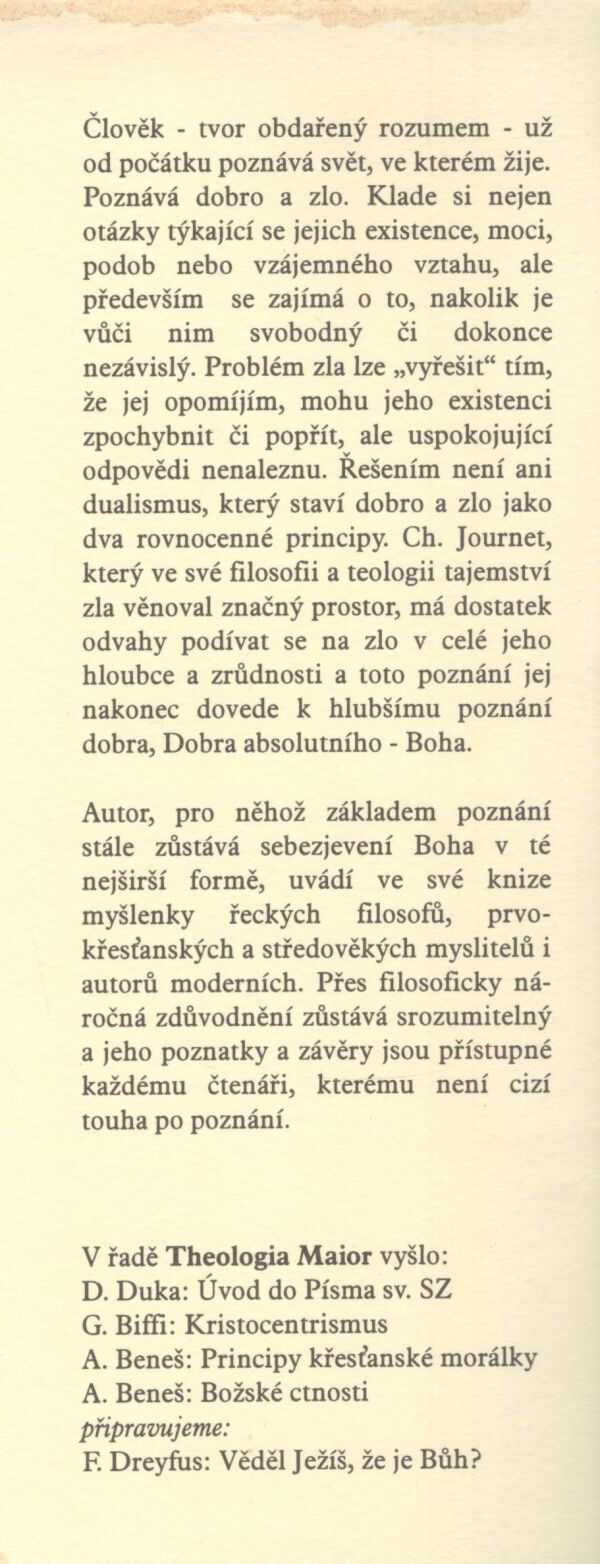 Charles Journet: ZLO