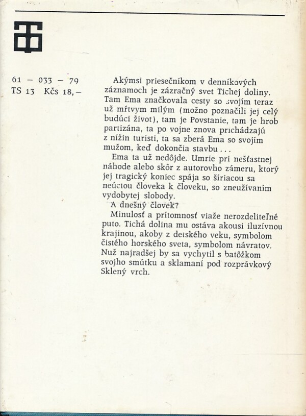 Alfonz Bednár: SKLENÝ VRCH