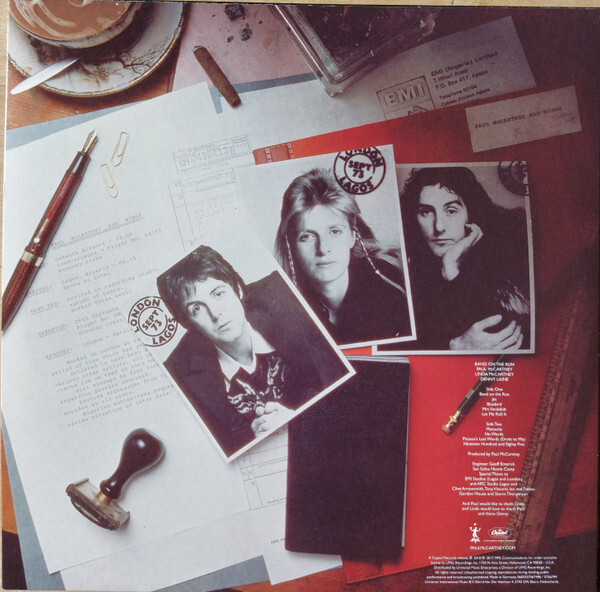 Paul McCartney: BAND ON THE RUN - LP