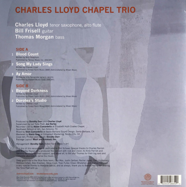 Charles Lloyd: TRIOS: CHAPEL - LP