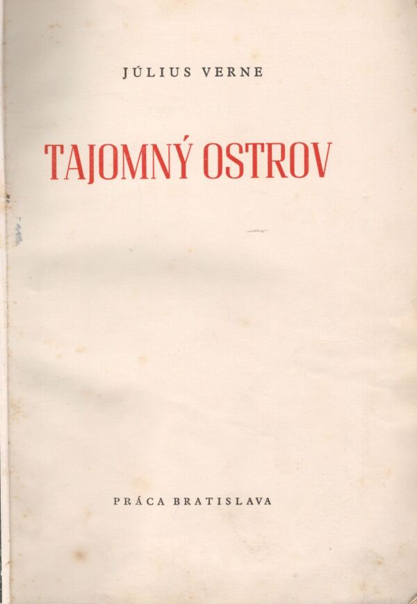 Jules Verne: TAJOMNÝ OSTROV
