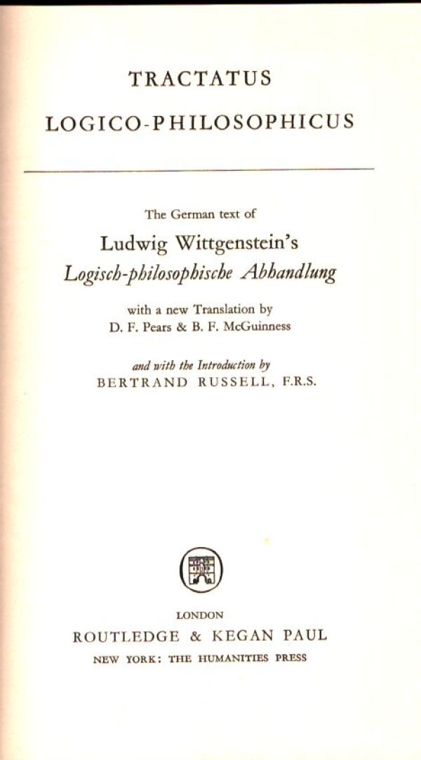 Ludwig Wittgenstein's: