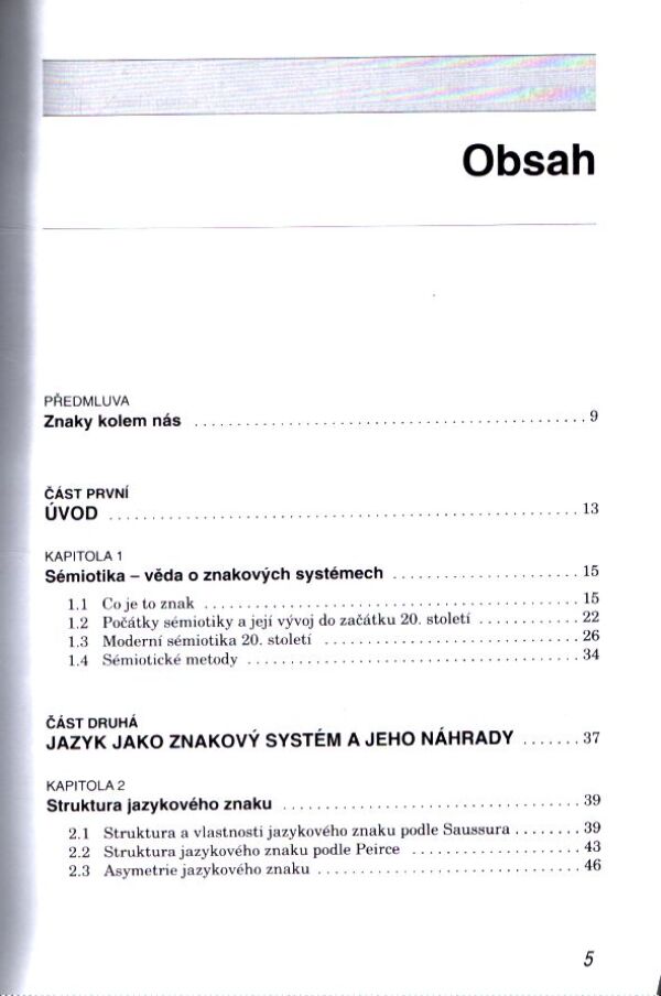 J. Černý, J. Holeš: SÉMIOTIKA