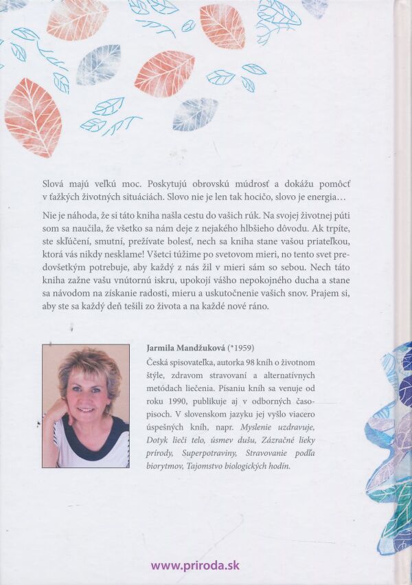 Jarmila Mandžuková: Slová, ktoré pomáhajú