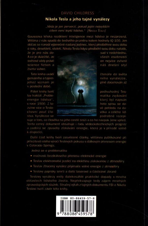 David Childress: NIKOLA TESLA A JEHO TAJNÉ VYNÁLEZY