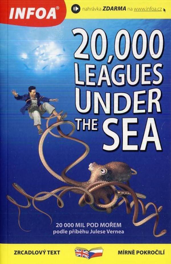 Jules Verne: 20 000 MIL POD MOŘEM / 20 000 LEAGUES UNDER THE SEA - ZRCADLOVÝ TEXT
