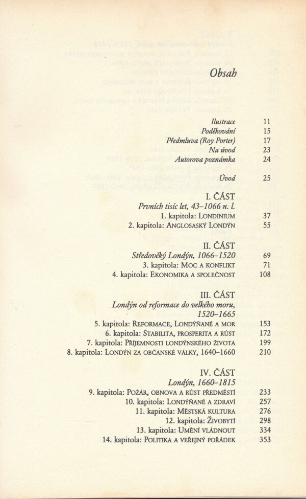 Stephen Inwood: HISTORIE LONDÝNA