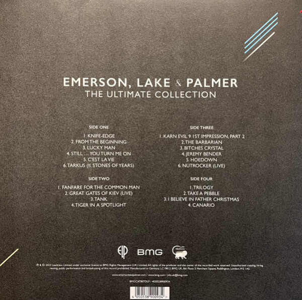 Emerson Lake and Palmer: THE ULTIMATE COLLECTION - 2 LP