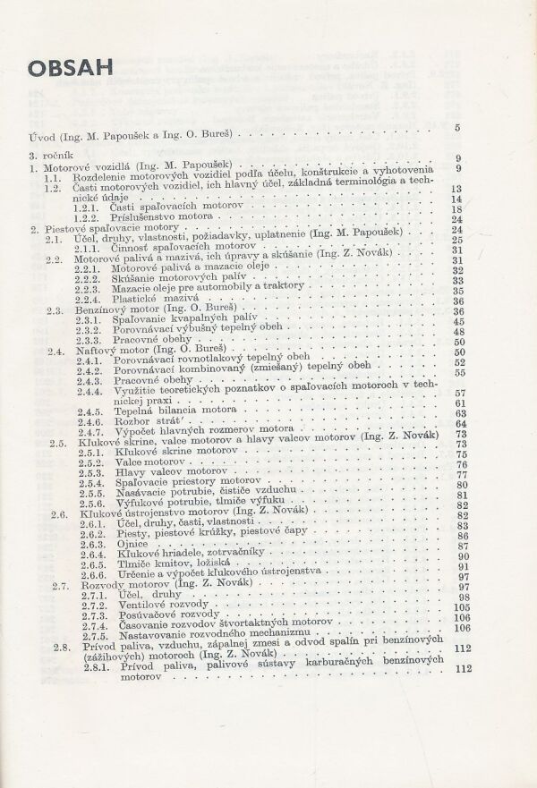 O. Bureš a kol.: Traktory a automobily
