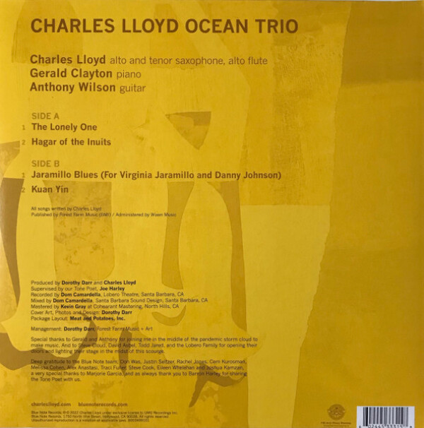 Charles Lloyd Trios: OCEAN - LP